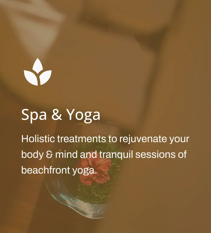 A notice on the Canareef Resort Maldives website about the spa at the hotel