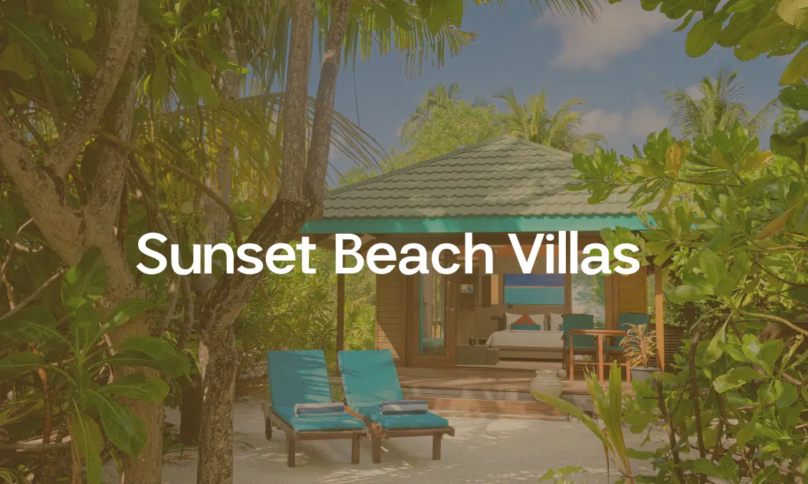 A poster mentioning Sunset Beach Villas on the Canareef Resort website