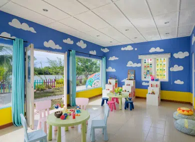 Interior of the Kids Club at Canareef Resort Maldives