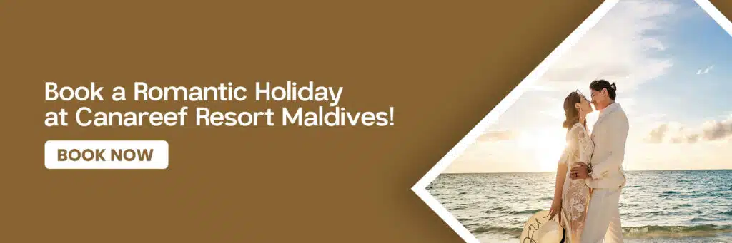 A poster on Canareef Resort Maldives website