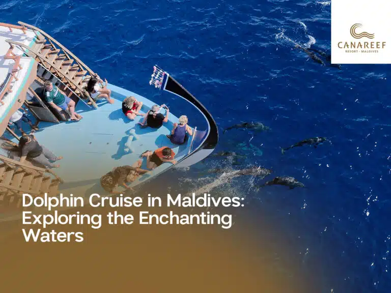 A poster on Canareef Resort Maldives website