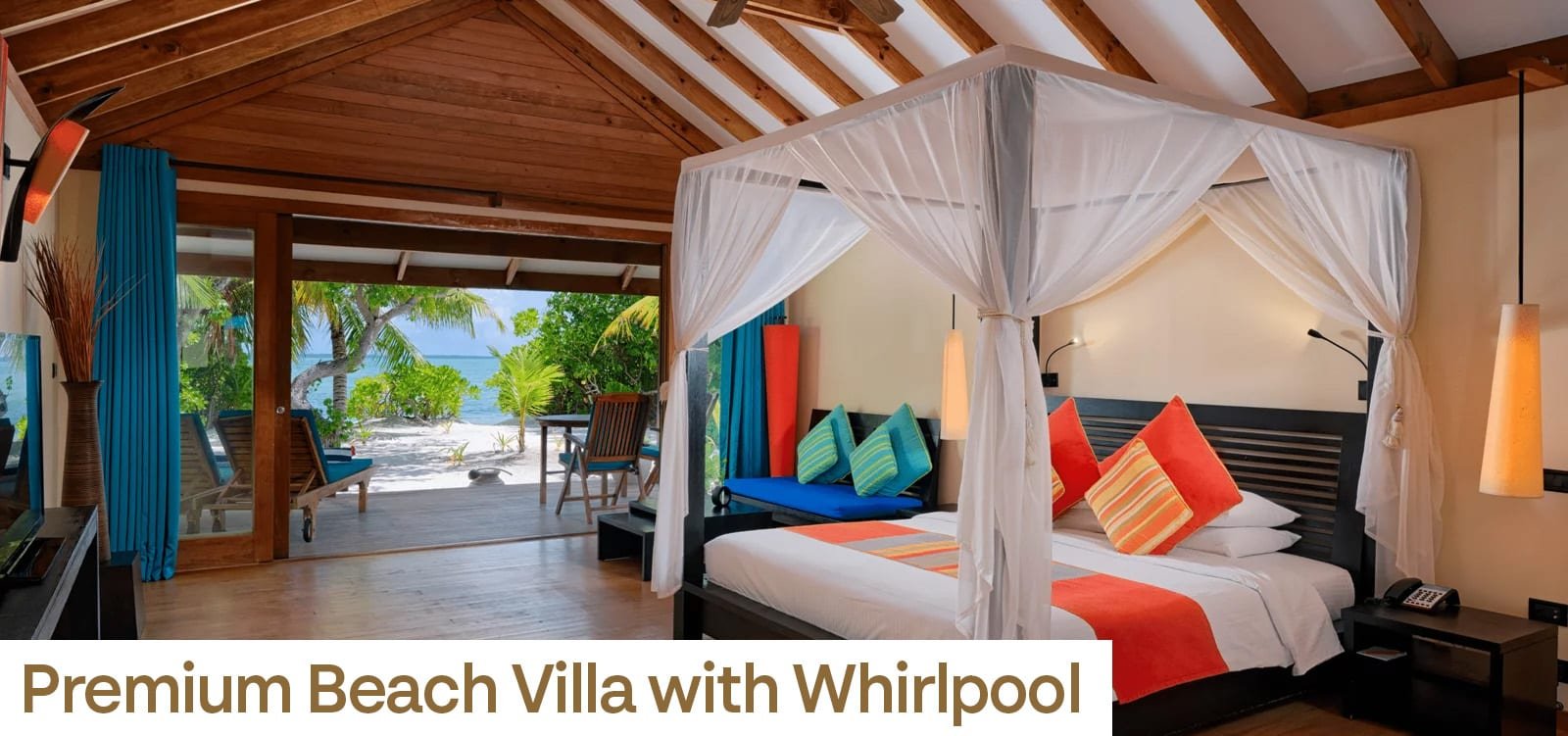 Premium Beach Villa with Whirlpool - Canareef Maldives